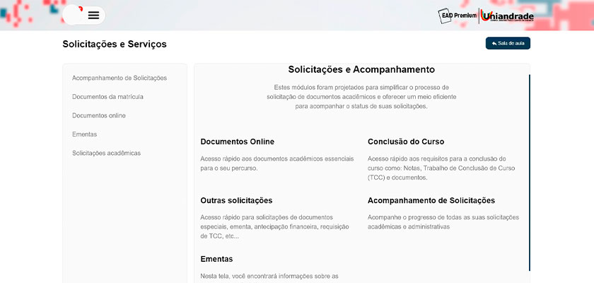 AVA - Ambiente Virtual de Aprendizagem